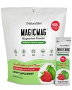 NaturalSlim MagicMag Magnézium Packets 30 Stick Pack Magnézium Citrate Powder - Stressz, Székrekedés, Izom, Szív-egészség, és Alvástámogatás 124; Természetes eper & lime ízesített magnézium kiegészítés