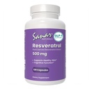 Sanar Naturals Resveratrol Supplement 500 mg - Támogatja az egészséges öregedés, kognitív funkció, és a szív-egészség - Plant Based Trans Resveratrol - Vegan, Non-GMO, 120 kapszula