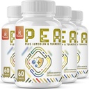 1500 MG Palmitoyletanolamid, Luteolin 98% & Turmeric, magas abszorpció, mikronizált Pea kiegészítés a kényelmetlenség kezelése - USA Made - 240 tabletta