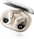 Nyitott fülű fülhallgató Vezeték nélküli fülhallgató - 5.4 Bluetooth fülek LED digitális kijelzővel IPX7 Vízálló, vezeték nélküli fülhallgató Touch Control Air Conduction Stereo Sound 18.2mm illesztőprogrammal 80H Playtime