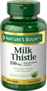 A természet Bounty Milk Thistle 250 mg Kapszula - 200ct, 0,39 Üveg