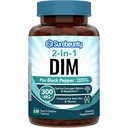 DIM kiegészítés 300mg nők és férfiak számára, ösztrogén egyensúly és anyagcsere, hormonegyensúly, menopauza támogatás, energia fenntartás, magas abszorpció fekete bors kivonat, 120 Caps