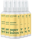 ATTYDE Hand Sanitizer Spray felnőtteknek és gyerekeknek, EWG ellenőrzött, megöli baktériumok és baktériumok, Vegan, citromlevelek, 3.38 Fl Oz (spray üveg) (csomag 6)