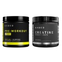 Kage Pre Sport Pre Edzés Powder Mango Lime Creatine Monohidrát Mikronizált Powder Bundle, Energy & Muscle Recovery Supplement Pack, 20 Servings Pre- Edzés + 100 Servings Creatine