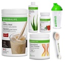 Herbalife Shake Healthy Meal Kit - 124; Cookie and Cream Formula 1 + Herbal Aloe (Mango) + Herbal Tea koncentrátum + Protein Powder + Shaker Cup & Spoon
