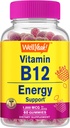 WellYe B12 1000mcg Gumies - az energia, a hangulat, a metabolizmus és az immunrendszer támogatása - Vegan Friendly és gluténmentes, GMO mentes és orvos ajánlott - 60 Gumies