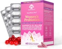 Nutricelebrity Nutrition Flora - Pro probiotikumok nőknek - Support Vaginal, Vizeleti egészség, Immunrendszer emésztési rendszer támogatása, Áfonya tabletták kiegészítés, 10 milliárd CFU 6 Strains (30 Caps) - 2 Pack