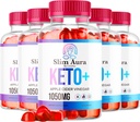 (5 Pack) Slim Aura Keto ACV Gumies - Official Slim Aura Keto Plus Apple Cider Vinegar 1050MG Advanced Formula Gummys, All Natural Premium Formula, Slimaura Gomitas Vélemények, 300 Gumies 5 hónap