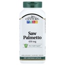 21. századi Fűrész Palmetto, 450 mg, 200 Vegetáriánus kapszula