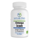 Omega Icon Antarktisz Superba Boost Krill olaj kiegészítés - Foszfolipid Bound Omega3 kiegészítők, Astaxantin, Támogató Szív Egészség, 1000mg- 100% Követhető a tengertől a tartányhoz