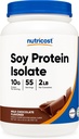Nutricost Soy fehérje izolátum por, 2 LB Tejcsokoládé - 10 gramm fehérje Per Serving, Vegan, GMo- mentes & glutén mentes