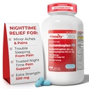 IME- CAP LABS, INC. Timely Acetaminophen PM - Extra Strength PM - 400 Count - Összehasonlítva Tylenol PM Extra Strength - Pain Relief PM for a Good Night Sleep - Made in USA