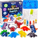 Original Stationery Dinosaur Soap Making Kit for Kids, DIY Soap Kit with Dino Shaped Trays, Soap Base, Tinta színek és illatok, Fun Educational Science Kits for Boys and Girls, Creative Kids Toys