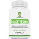 VitaMonk Quercetin Complex - 3 Bioaktív Quercetin - Isoquercetin, Quercetin Dihidrát és Quercetin Phytosome - Superior Abszorpció - Quercetin 500 mg kapszula - Bromelinnel alkotott Quercetin
