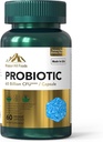 Probiotic 60 billion CFU d.e124; Supports Digestive & Immune Health (1 Bottle- 60 Capsules- 2mo Supply) n.e.124; Tartalmazza 7 Natural Probiotic Strains n.e.Non- GMO Gluten & Soy Free