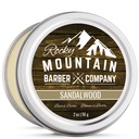 Beard Balm - Sandalwood Blend - Rocky Mountain Barber - tápértékkel rendelkező Rich Bees Wax, Jojoba, Shea vaj, Kókuszolaj - Real Sandalwood esszenciális olajat tartalmaz
