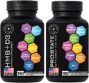 Advanced HMB Plus D3-vitamin és prosztata kiegészítők férfiak bundle