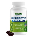 Active Lifestyle Antarktisz Krill olaj kiegészítés, magas abszorpciós EPA, DHA, Astaxantin & Foszfolipid, Red Krill, GMO Free, Gluten Free, Soy Free, Dairy Free, Lab tesztelt, Készült USA
