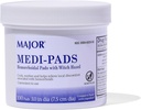 MAJOR Media- Pads - Aranyér Higienic Tisztító Boszorkány Hazel Pads - Hűtés Relief Aloe - 100 Count Jar (1 csomag)