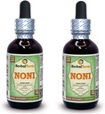 Noni (Morinda Citrofol) Glicerit, szerves szárított gyümölcsök, alkoholmentes folyadékkivonat (márkanév: HerbalTerra, Proudly Made in USA) 2x2 fl.oz (2x60 ml)