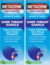 Betadine Sore Throat Relief Gargle, Menta Flavor, Gyors hatású fertőtlenítő, Povidon-jód 0,5%, 8 oz (2-es csomag)