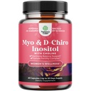 Myo-Inositol & D-Chiro Inositol Ergänzung für Frauen - Choline Ergänzung zu regulieren Menstrual Cycle, Fertility & Hormonal Balance - Frauen Hormon Balance Kapseln mit Myo & D-Chiro - 60 Caps