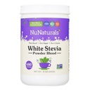Nunaturals Fehér Stevia Powder Blend, Plant- alapú cukor helyettesítő, Nulla kalória édesítő, 12 oz