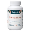 Pattern Wellness Glutation- kiegészítés - Aktív redukált glutation- formula hozzáadott C-vitaminnal - sejt, antioxidáns, + Immunrendszeri egészségügyi támogatás - 30 Vegán kapszula