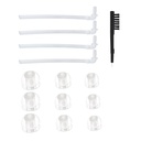 Universal BTE hallókészülék fülhallgatók Domes Set - tartalmazza a 9 Single- Layer fül plugs, 4 hallócső, és 1 tisztító kefe