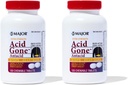 Major Acid Gone Extra Strength Antacid Chewable Tablets - Anti-Acid Relief - Acid Reflux Medicine up - Upset Gyomor, Savas emésztési zavar, és Heartburn Relief - Long- Lasting - 100- Count (2 Pack)