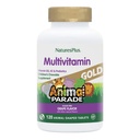 Natings Plus Animal Parade Gold Children 's Multivitamin, Grape Flavor - 120 Rágóképes Animal Forped Tablets - Vegan, Gluten Free - 60 Servings