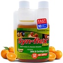 1500mg folyékony glükozamin & Chondroitin - magas koncentráció Fast- Absorbing Formula Orange Flavor Segíti a közös & porc egészség - a fehér Willow Bark, Manganese & Boswellin (32 napos ellátás)