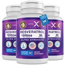 Genex Formulas 1500mg Resveratrol BioPerinnel abszorpcióra (3 Pack)