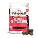 Dr. Joseph VetPro komplett multivitamin kutya kiegészítés, 120 gróf (nagy kutya 60 napos ellátmány), 5in1 rágó Vitaminokkal, Enzimek és Nutritents, Hip & Joint Health, Immunrendszer & Allergia támogatás