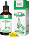 Mullein Levéltinktúra - Lung Cleanse - Vegan Lung Detox - Légzőszervi egészség és immunszupportív cseppek - Természetes kiegészítő folyadék kivonat 4 fl.oz. Klorofill