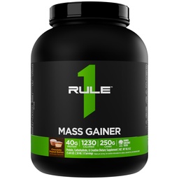 1. szabály Mass Gainer - Magas kalóriatartalmú Súly Gain Formula 1,220 + Kalóriák, 250g + Complex Carb Blend, 40g All-Whey Protein Per Serving (8 szervák, csokoládé mogyoróvaj)