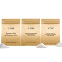Tiszta eredeti összetevők Kálium-bikarbonát, kalcium-klorid, & Epsom Salt Bundle, (1lb) Élelmiszer-biztonság, tisztítás és főzés