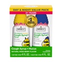 Zarbee 's Children' s Honey Cough Syrip + Mucus Day & Night Value Pack, Daytime & Night Time Toddler Cough Syrough, Dark Honey, Ivy Leaf Extract, Chamilla, Mixed Berry Flavor, 2X 4 Fl Oz