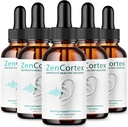 (5 Pack) Zencortex For Tinnitus Relief - Hivatalos Formula - Zencortex cseppek fülek, Zen Cortex 24 Tinnitus cseppentő folyadék kiegészítés Vélemények, Zen Cortex hallástámogatási Forma, Zencortex Oral (10oz)