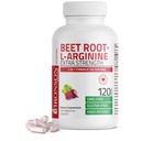 Bronson Beet Root + L- Arginine Nitric Oxide Production- Non-GMO, 120 Vegetáriánus kapszula