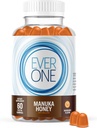 Soha egy Manuka Honey Új-Zéland Gumies - Natural Immune Support Supplement - Vegetáriánus, Zselatin Free - Finom mandarin ízesített Immunity Gumi Vitaminok