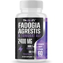 2400mg Fadogia Agrestis Tongkat Ali Supplement - Fadogia Agrestis 1400mg & Tongkat Ali 1000mg Ultra Blend, Maximális Erő, Izomtömeg & Athletic Performance, 60 Softgels