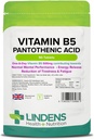Lindens B- 5 B5 vitamin 100 x 460mg tabletta (pantoténes sav)