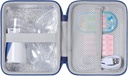Aenllosi Hard Storage Case Commerble with Portable Nebulizer for Surevents and Kids, Handheld Inhaler Carrying Case, Holder for Atomizer Machine & Medicine (csak eseten)