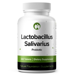 Lactobacillus Salivarius probiotic 240 tabletta (4 hónapos ellátás) - Kutatott LS97 - 3 milliárd CFU - Emésztő és orális egészségügyi támogatás - GMP Certified (240, Lactobacillus Salivarius)