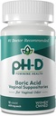 pH- D Feminine Health Supportion - 600 mg Boric Acid Supposions - Woman Owned - Vaginal Odor Use - 12 Count