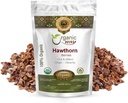 Organic Way Hawthorn Berries Cut & Sifted (Crataegus monogna) - European Wild- Harvest d.m. 124; Organic & Kosher Certified d.m. 124an, Non GMO & Gluten Free d.m. 124; USDA Certified 124; Origine - Albania (1LBS / 16OZ)