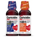 Koricidin HBP Maximális hatáserősség Hideg- és Influenzanap és Night Sugar- Free Liquid Twinpack, Decongestant- Free Cold Medicine Felnőttek számára magas vérnyomással - 12 Fl Oz (2-es csomag)