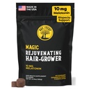 Doc Itchy Rejuvenating Hair-Grower Dog Pet Chews | 10mg Melatonin für Hunde | Hair Growth Booster | Senior Dog Energizer | Calming | Medical-Strength | Food Allergy Safe | Vegan | 90 Count