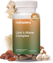 Lions Mane Supplement Kapseln mit Reishi Extrakt – 2000mg Lions Mane Mushroom Strength mit Chaga, Shiitake, & Maitake für Psychische Klarheit, Gedächtnis und Immununterstützung, Grown in USA